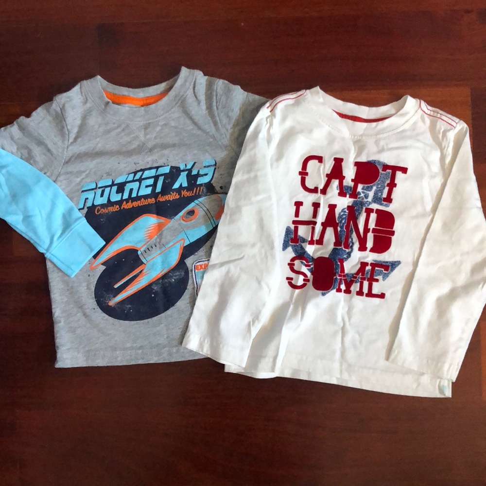 2 pieces Cotton Tops(Size 2T)
